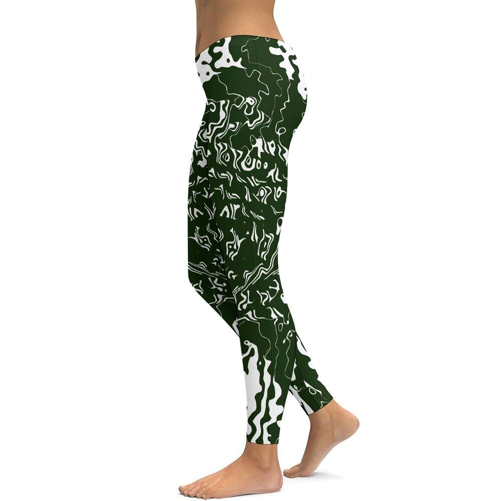 ArtDoggy™ proto microwave white ladies fitness pants - Image 40
