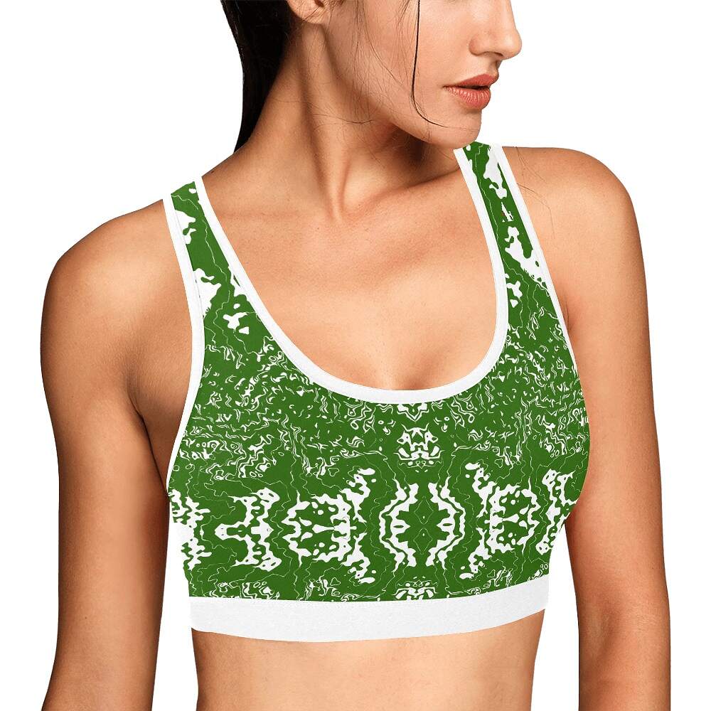 ArtDoggy™ sports bra womens white microwave - Image 18