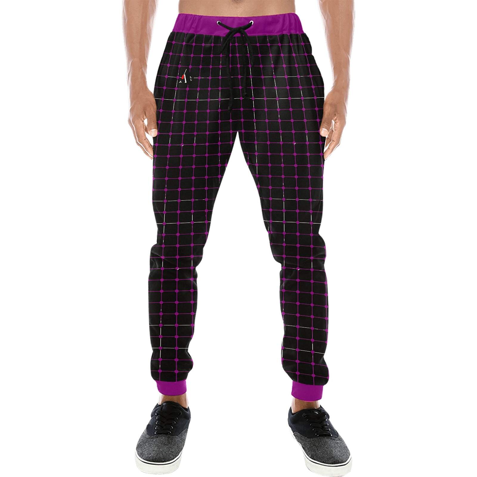 ArtDoggy™ Men's Jogger Pants | Connect in purple