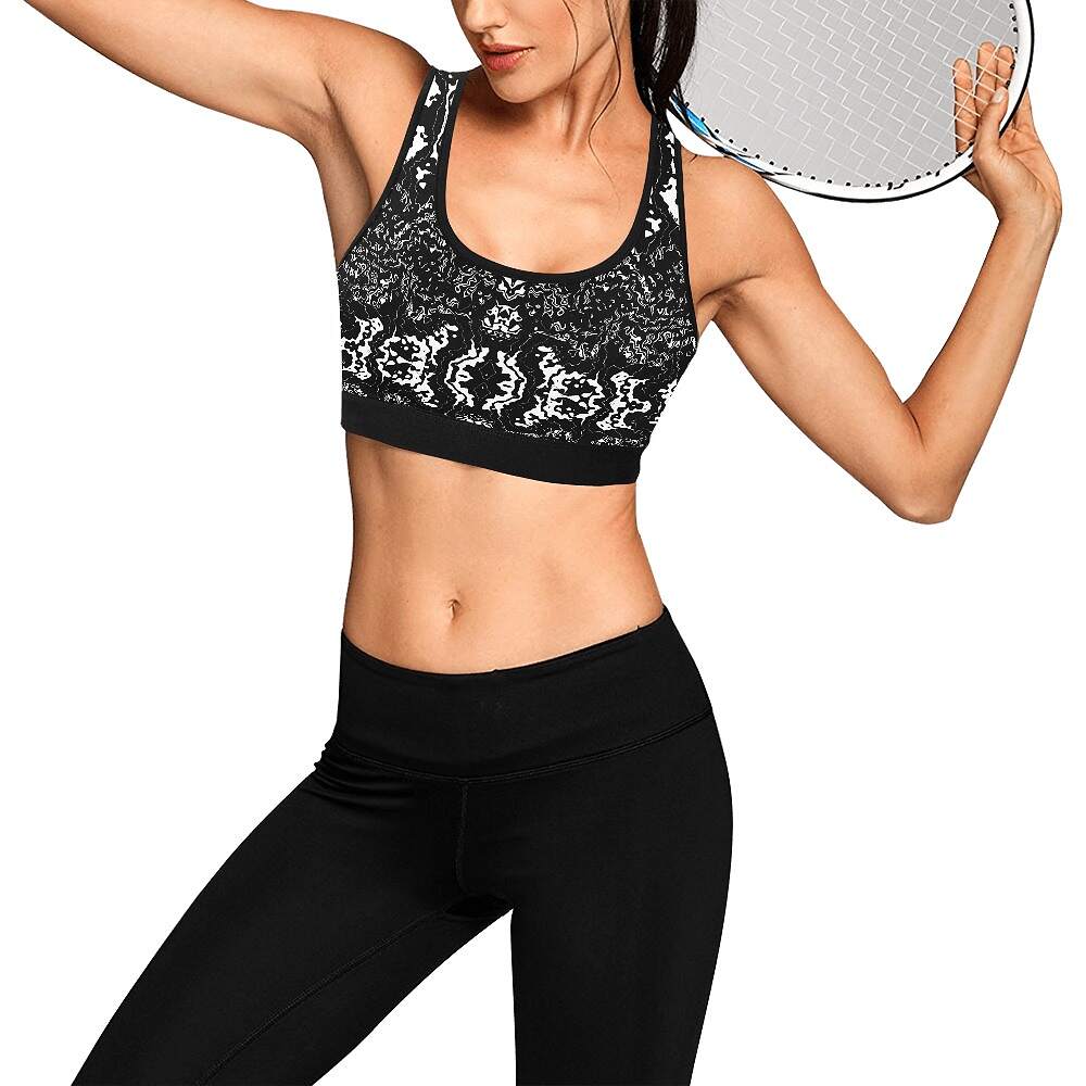 ArtDoggy™ sports bra womens white microwave - Image 3