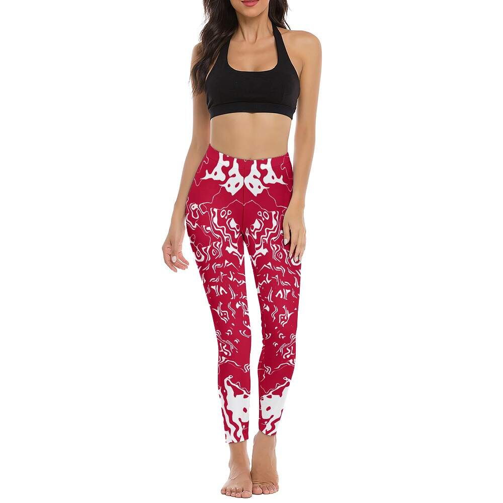 ArtDoggy™ proto microwave white ladies fitness pants - Image 31