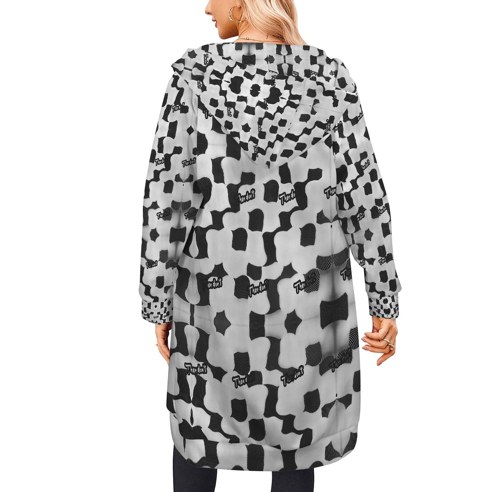 then dont womens long hoodie proto - Image 57