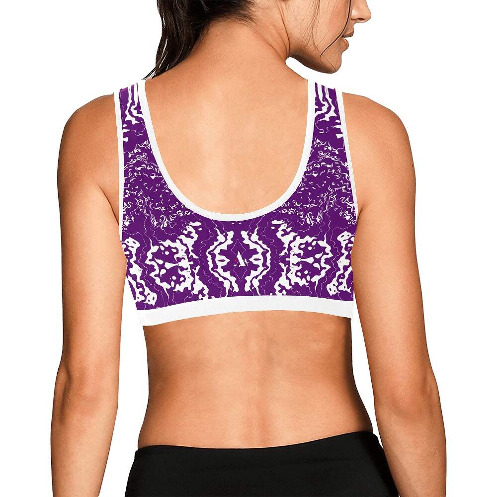 ArtDoggy™ sports bra womens white microwave - Image 16