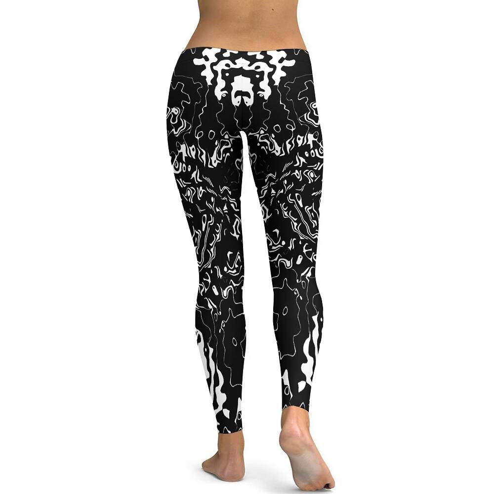 ArtDoggy™ proto microwave white ladies fitness pants - Image 5