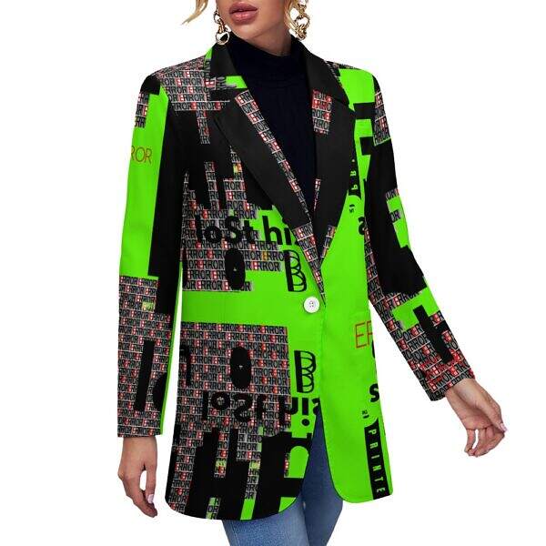 The-Printer-lost-his-Job™ Women's Blazer Jacket | ERROR CODE - Image 19
