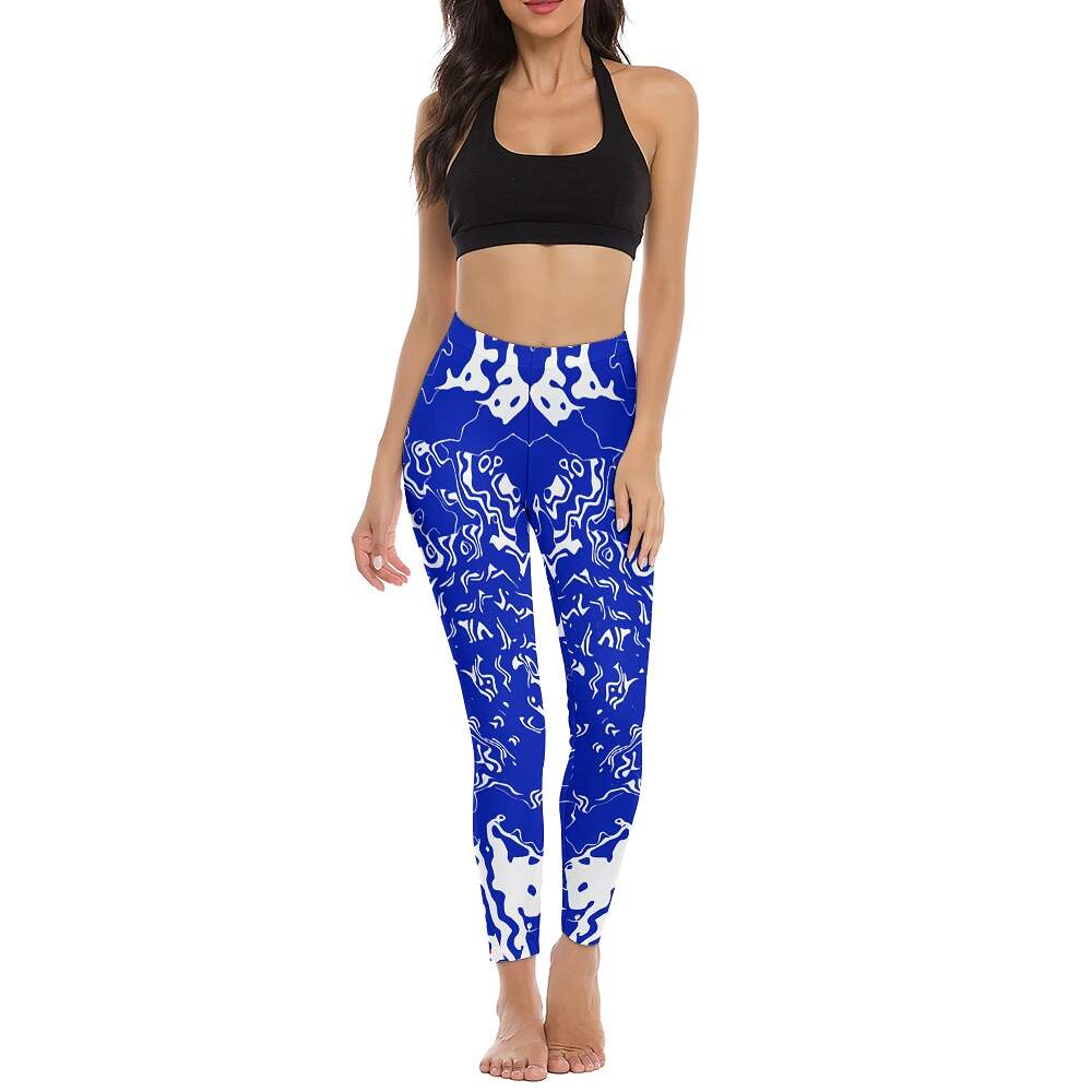 ArtDoggy™ proto microwave white ladies fitness pants - Image 55