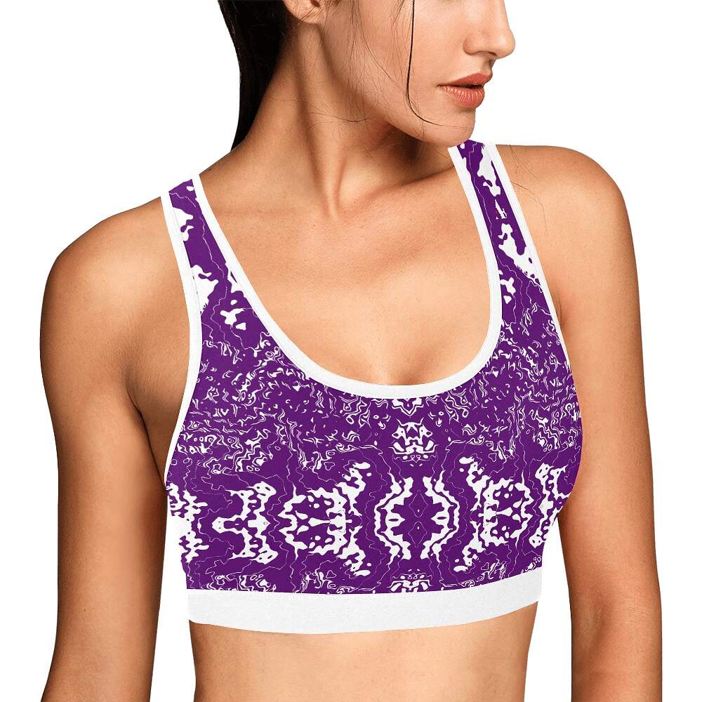 ArtDoggy™ sports bra womens white microwave - Image 14