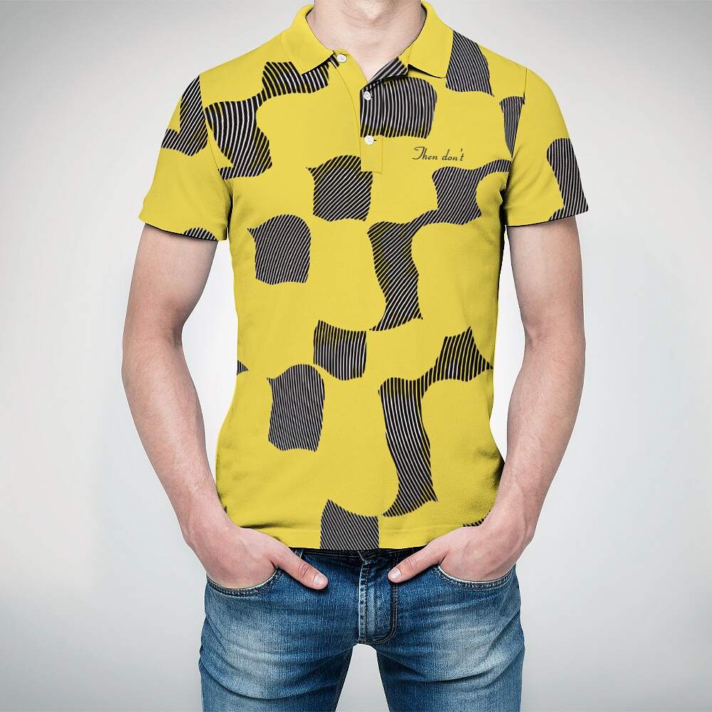 Then don't™ Men's Polo | Scrape