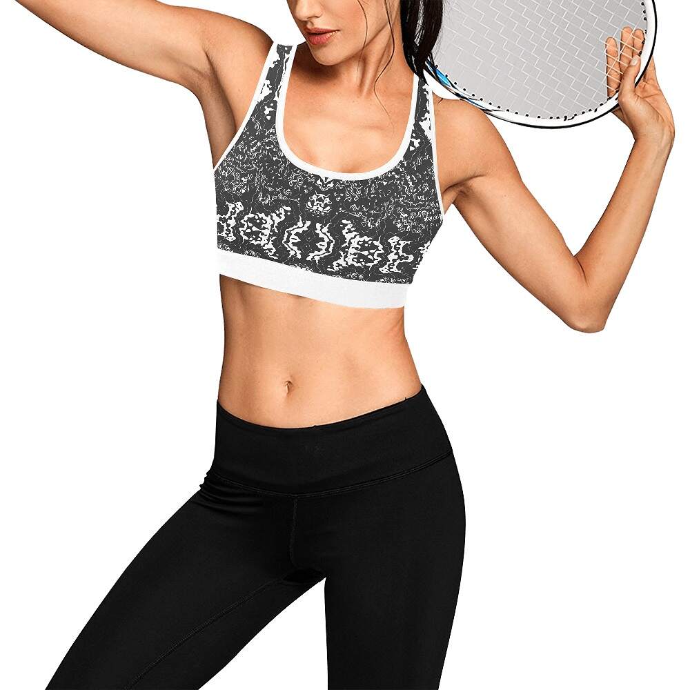 ArtDoggy™ sports bra womens white microwave - Image 7