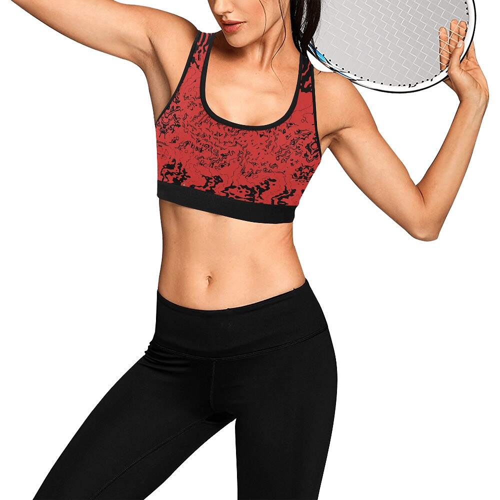 ArtDoggy™ womens sport bra proto | microwave - Image 19