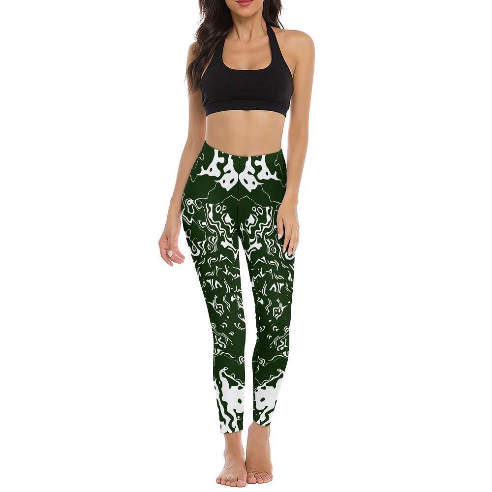 ArtDoggy™ proto microwave white ladies fitness pants - Image 39