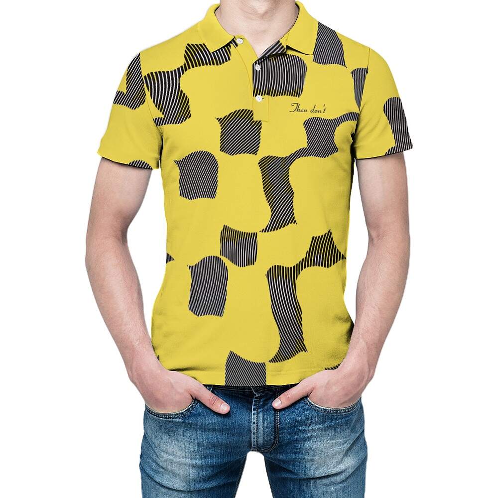 Then don't™ Men's Polo | Scrape
