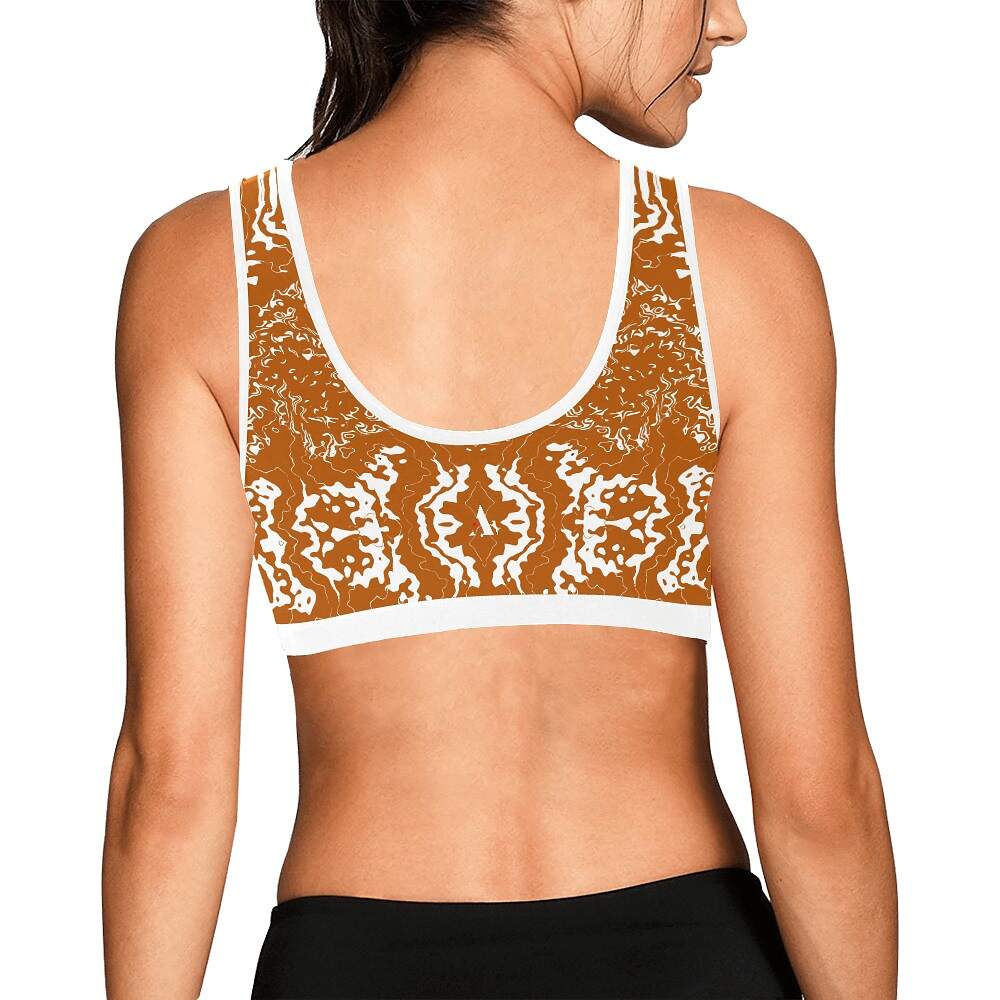 ArtDoggy™ sports bra womens white microwave - Image 24