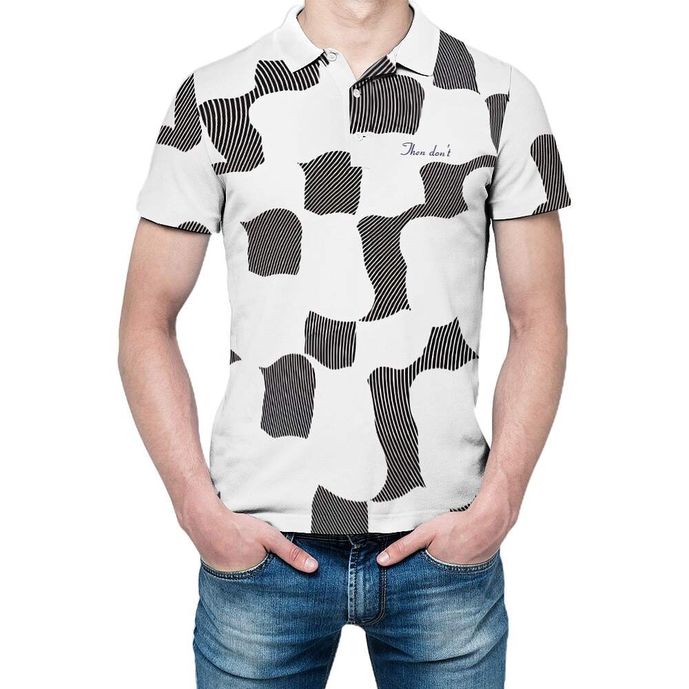Then don't™ Men's Polo | Scrape