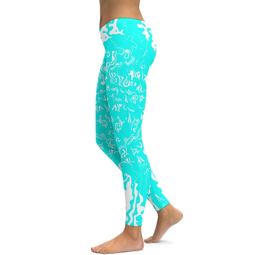 ArtDoggy™ proto microwave white ladies fitness pants - Image 80