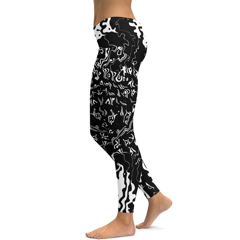 ArtDoggy™ proto microwave white ladies fitness pants - Image 8