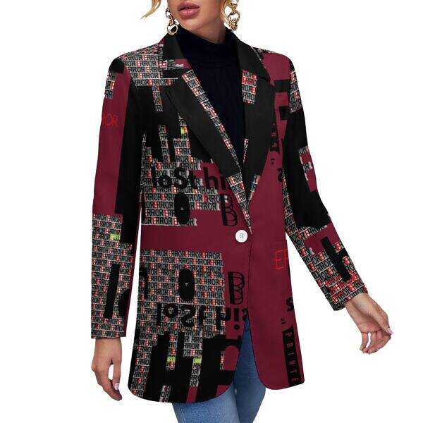The-Printer-lost-his-Job™ Women's Blazer Jacket | ERROR CODE - Image 37