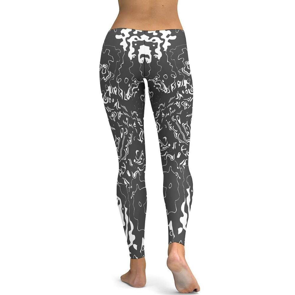 ArtDoggy™ proto microwave white ladies fitness pants - Image 13