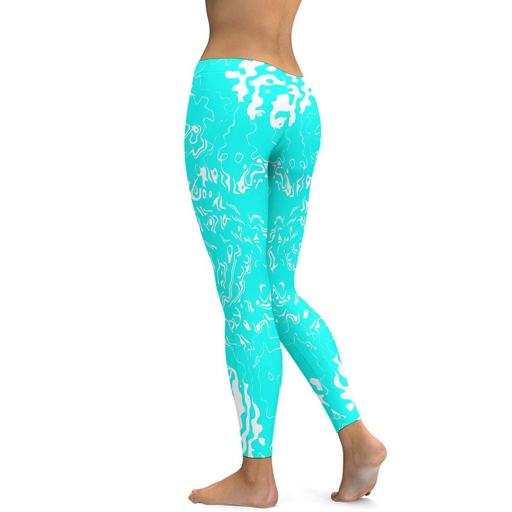ArtDoggy™ proto microwave white ladies fitness pants - Image 73