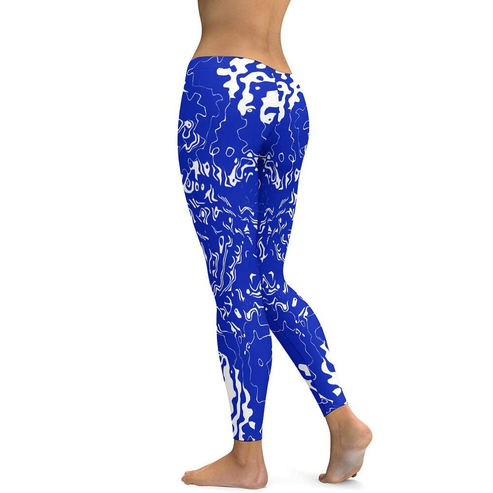 ArtDoggy™ proto microwave white ladies fitness pants - Image 49