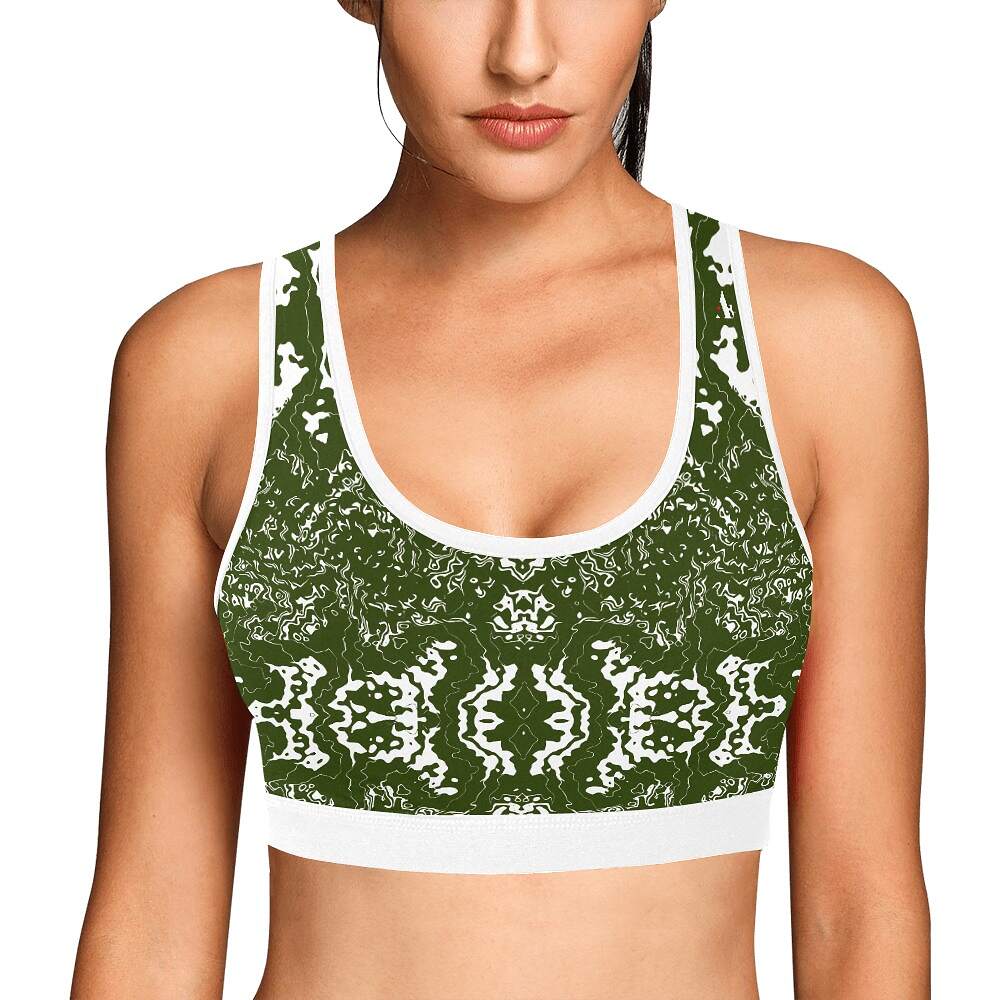 ArtDoggy™ sports bra womens white microwave - Image 25